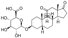 11-KETOETIOCHOLANOLONE GLUCURONIDE Struktur