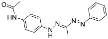 5-PHENYL-1-(4-ACETAMIDOPHENYL)-3-METHYLFORMAZAN Struktur