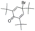 4-BROMO-2 4 6-TRI-TERT-BUTYL-2 5-CYCLOHEXADIENONE Struktur