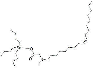 TRI-N-BUTYLTIN OLEYL SARCOSINATE Struktur