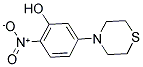 N-(3-HYDROXY-4-NITROPHENYL)THIOMORPHOLINE Struktur