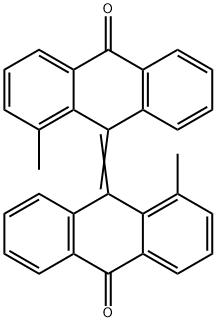 4,4'-DIMETHYLBIANTHRONE Struktur