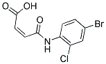 N-(4-BROMO-2-CHLOROPHENYL)MALEAMIC ACID Struktur