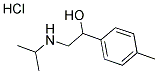 D,L-4'-METHYL-A-(1-ISOPROPYLAMINOMETHYL) BENZYL ALCOHOL, HYDROCHLORIDE Struktur