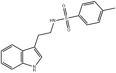 (2-INDOL-3-YLETHYL)((4-METHYLPHENYL)SULFONYL)AMINE Struktur