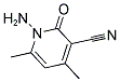 1-AMINO-4,6-DIMETHYL-2-OXO-1,2-DIHYDRO-PYRIDINE-3-CARBONITRILE Struktur