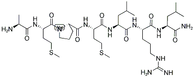 AMPMLRL-NH2 Struktur