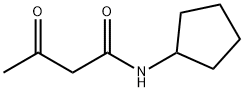 N-CYCLOPENTYLACETOACETAMIDE Struktur