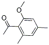 1-(2-METHOXY-4,6-DIMETHYLPHENYL)ETHANONE Struktur