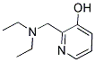 2-(DIETHYLAMINOMETHYL)-3-HYDROXYPYRIDINE Struktur