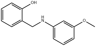 2-[(3-METHOXY-PHENYLAMINO)-METHYL]-PHENOL Struktur