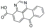 7-OXO-7H-BENZO[E]PERIMIDINE-4-CARBOXYLIC ACID Struktur