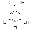 4-CHLORO-3,5-DIHYDROXYBENZOIC ACID Struktur