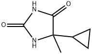 5-CYCLOPROPYL-5-METHYLIMIDAZOLIDINE-2,4-DIONE Struktur