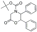 TERT-BUTYL 6-OXO-2,3-DIPHENYL-4-MORPHOLINECARBOXYLATE Struktur