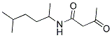 N-(1,4-DIMETHYLPENTYL)-ACETOACETAMIDE Struktur