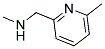 6-METHYL-2-PICOLYL-METHYLAMINE Struktur
