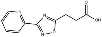 3-(3-PYRIDIN-2-YL-1,2,4-OXADIAZOL-5-YL)PROPANOIC ACID Struktur