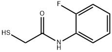 N-(2-FLUOROPHENYL)-2-MERCAPTOACETAMIDE Struktur