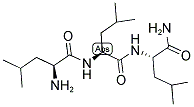 H-LEU-LEU-LEU-NH2 Struktur