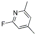 2-FLUORO-4,6-DIMETHYLPYRIDINE Struktur