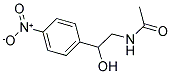 2-ACETAMINO-1-P-NITROPHENYLETHANOL Struktur