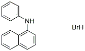 N-PHENYL-1-NAPHTHYLAMINE HYDROBROMIDE Struktur