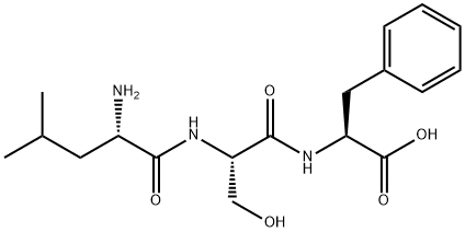 H-LEU-SER-PHE-OH Struktur