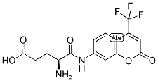 L-ALPHA-GLU-7-AMINO-4-TRIFLUORO-METHYLCOUMARIN Struktur