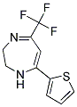 2-(6-(TRIFLUOROMETHYL)-2H,3H,4H-2,5-DIAZEPINYL)THIOPHENE Struktur