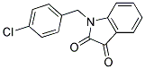 1-(4-CHLOROBENZYL)-1H-INDOLE-2,3-DIONE Struktur