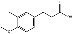 3-(4-METHOXY-3-METHYL-PHENYL)-PROPIONIC ACID Struktur