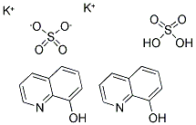 8-HYDROXYQUINOLINE POTASSIUM SULFATE Struktur