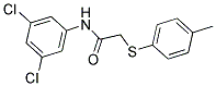 N-(3,5-DICHLOROPHENYL)-2-[(4-METHYLPHENYL)SULFANYL]ACETAMIDE Struktur