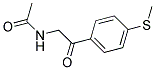 A-ACETAMIDO-4-METHYL MERCAPTOACETOPHENONE Struktur