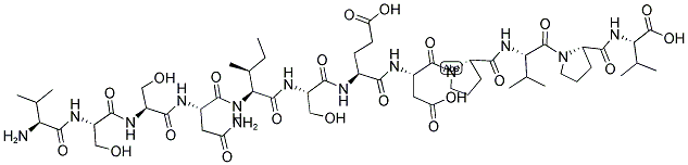 H-VAL-SER-SER-ASN-ILE-SER-GLU-ASP-PRO-VAL-PRO-VAL-OH Struktur