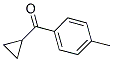 CYCLOPROPYL 4-METHYLPHENYL KETONE Struktur