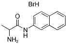 D,L-ALANYL BETA-NAPHTHYLAMIDE HYDROBROMIDE Struktur