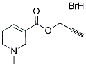 1-METHYL-1,2,5,6-TETRAHYDRO-3-PYRIDINE CARBOXYLIC ACID PROPARGYL ESTER HYDROBROMIDE Struktur