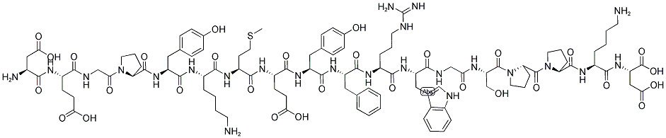 (TYR49)-BETA-LIPOTROPIN (41-58) (PORCINE) Struktur