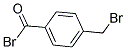 4-BROMOMETHYL BENZOYL BROMIDE Struktur