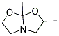 1-AZA-3,5-DIMETHYL-4,6-DIOXABICYCLO(3.3.0)OCTANE Struktur