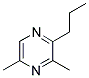 2-PROPYL-3,5(3,6)-DIMETHYLPYRAZINE MIXTURE Struktur