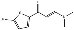 1-(5-BROMO-2-THIENYL)-3-(DIMETHYLAMINO)-2-PROPEN-1-ONE Struktur