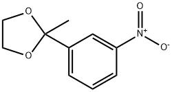 2-METHYL-2-(3-NITROPHENYL)-1,3-DIOXOLANE Struktur