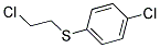 1-CHLORO-4-[(2-CHLOROETHYL)THIO]BENZENE Struktur