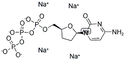 2',3'-DIDEOXYCYTIDINE 5'-TRIPHOSPHATE TETRASODIUM SALT Struktur