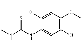 N-(5-CHLORO-2,4-DIMETHOXYPHENYL)-N'-METHYLTHIOUREA Struktur