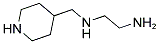 N-(4-PIPERIDYLMETHYL)-ETHYLENEDIAMINE Struktur