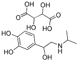 1-(3,4-DIHYDROXYPHENYL)-2-(ISOPROPYLAMINO)ETHANOL BITARTRATE Struktur